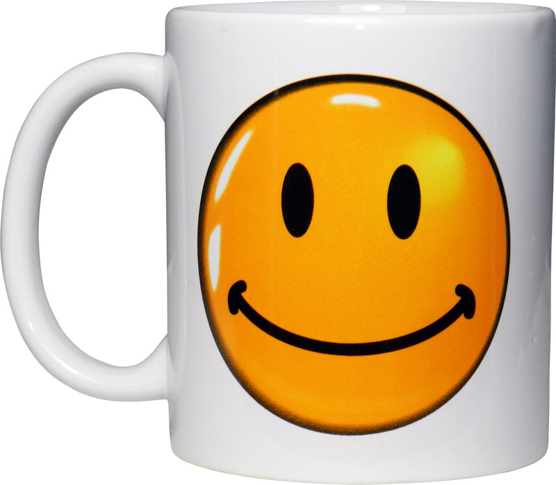 Taza emoticono Smiley, Contento y Triste (2 caras)