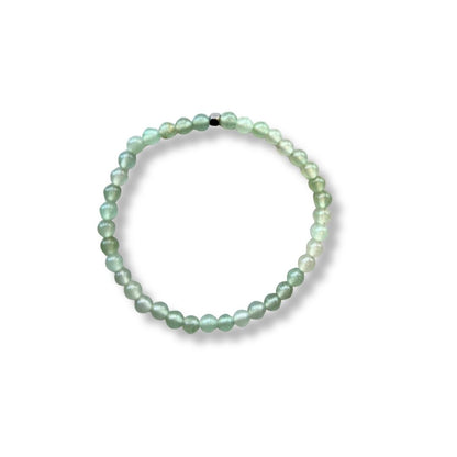 Pulsera de piedra natural Aventurina y metal