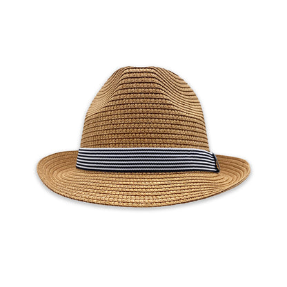 Sombrero de panamá fedora con cinta en varios colores