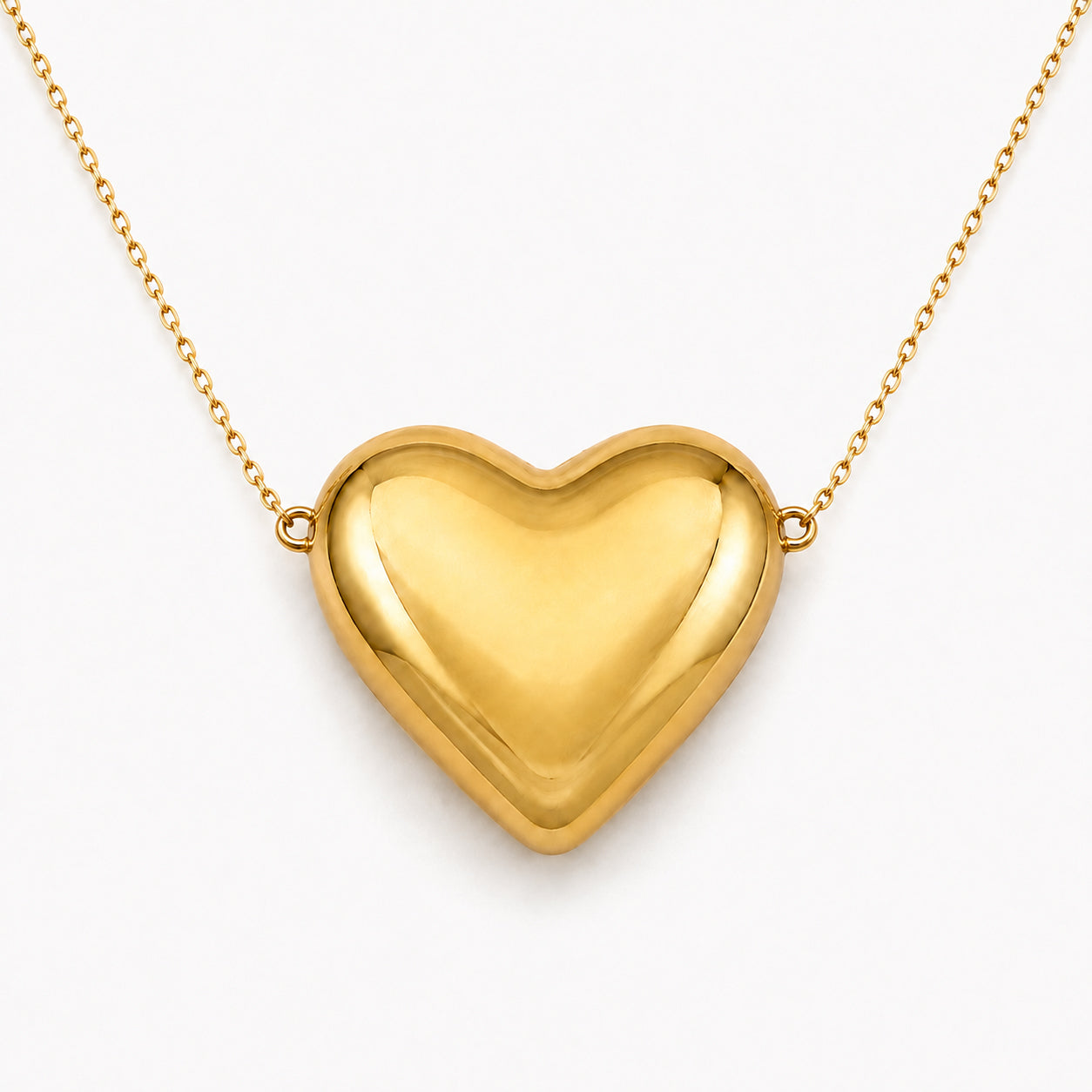 Collar Initially Yours para Mujer Bañado en Oro 18K con Colgante Corazón, Varios Diseños