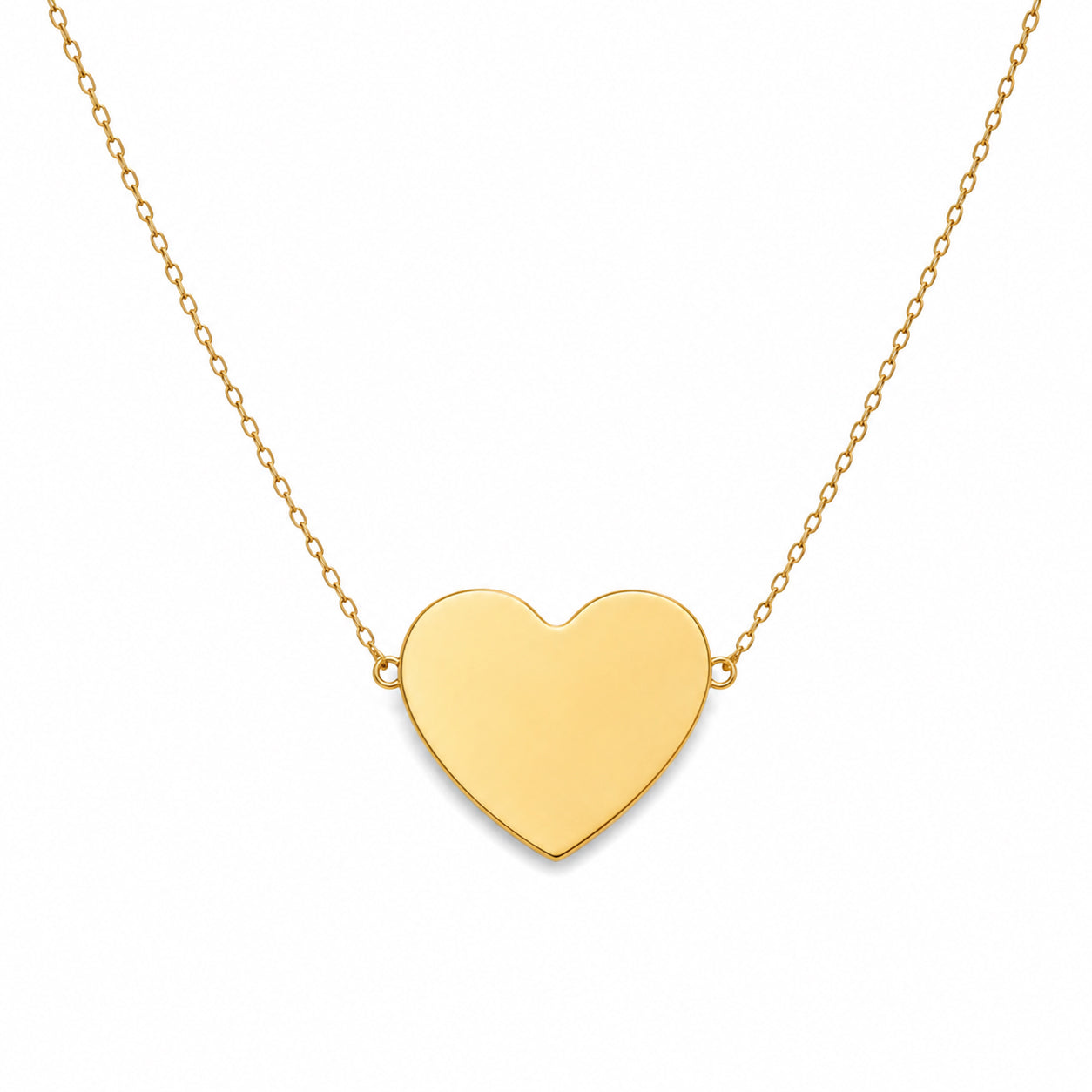 Collar Initially Yours para Mujer Bañado en Oro 18K con Colgante Corazón, Varios Diseños