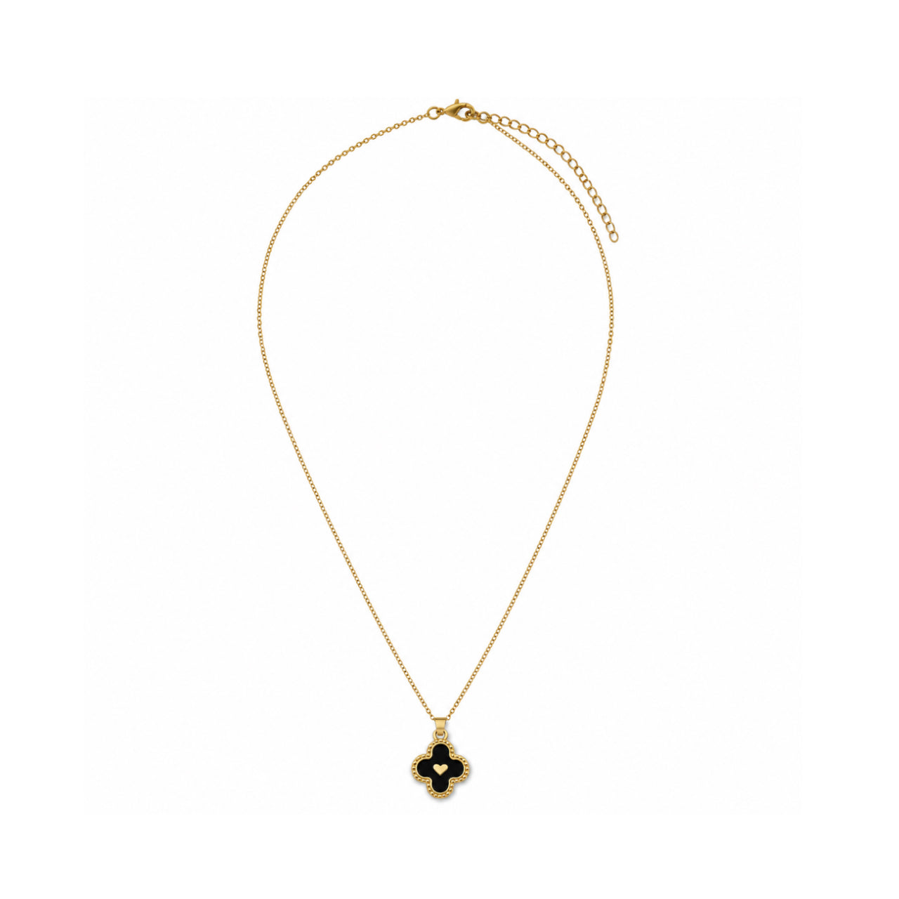 Collar Initially Yours para Mujer Bañado en Oro 18K con Colgante Corazón, Varios Diseños