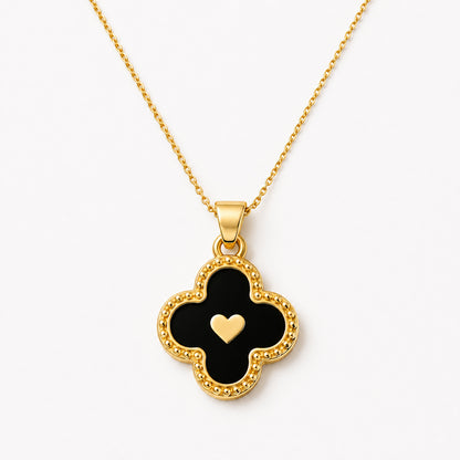 Collar Initially Yours para Mujer Bañado en Oro 18K con Colgante Corazón, Varios Diseños