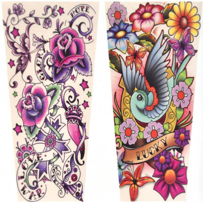 Set Chicas 2 Mangas de brazo tatuadas
