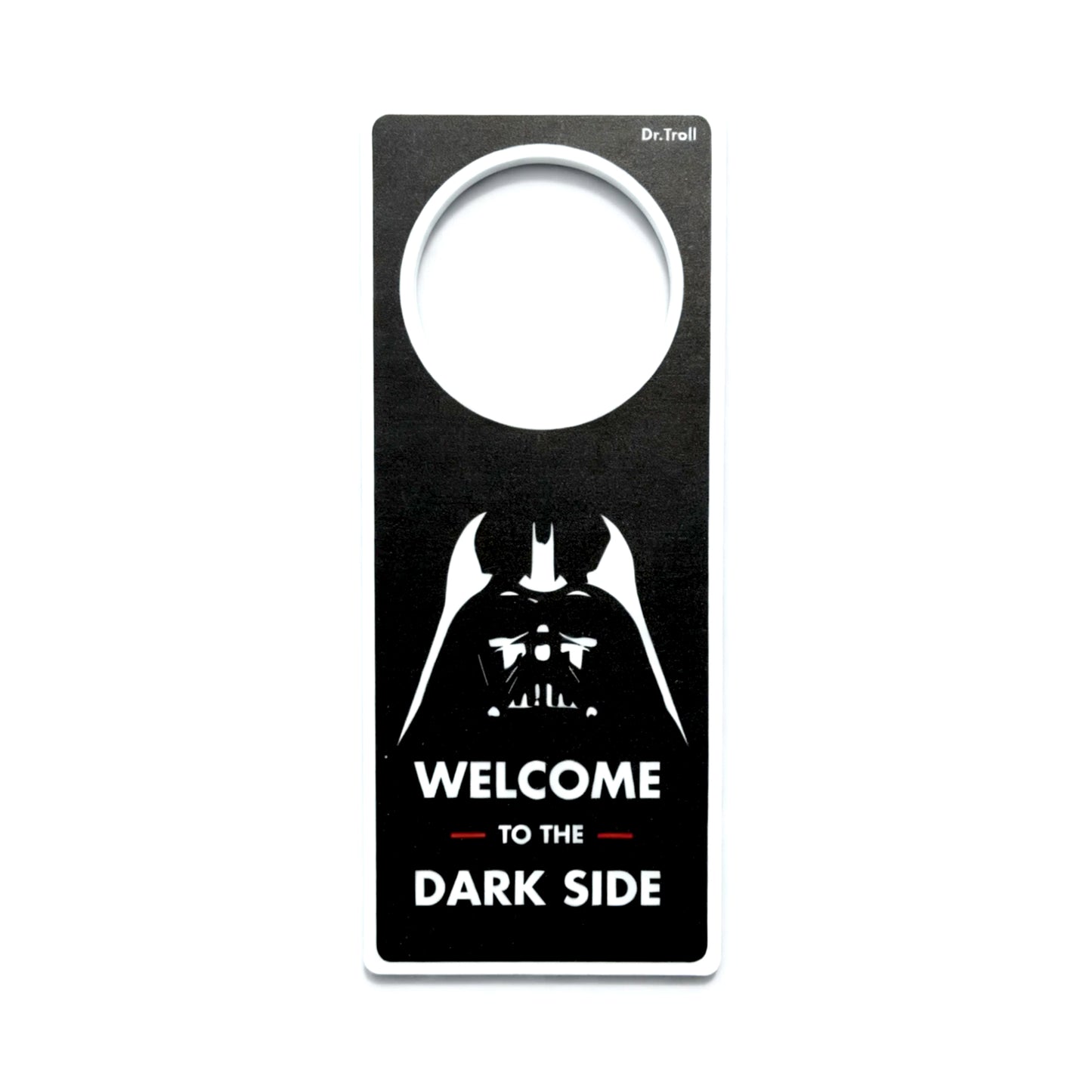 POMING Cartel de NO Molestar para Puertas Do Not Disturb - Welcome to the Dark Side