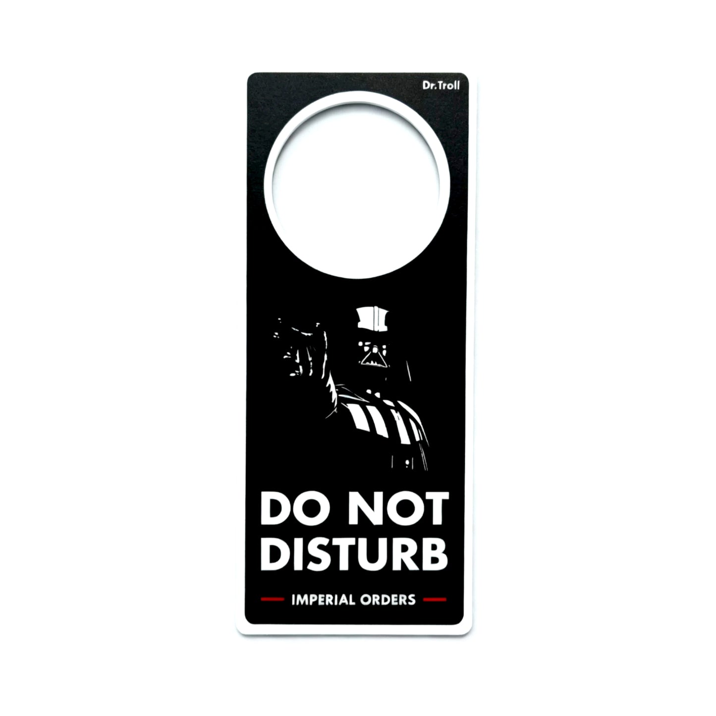 POMING Cartel de NO Molestar para Puertas Do Not Disturb - Welcome to the Dark Side