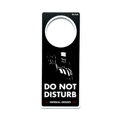 POMING Cartel de NO Molestar para Puertas Do Not Disturb - Welcome to the Dark Side