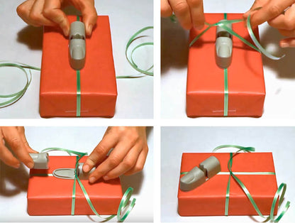 Dedo mágico para envolver regalos