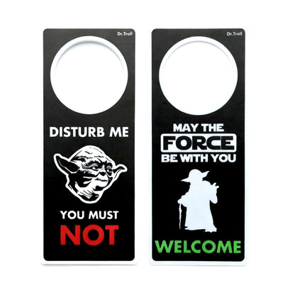 Colgador de puertas (poming) Yoda, Disturb me You Must Not