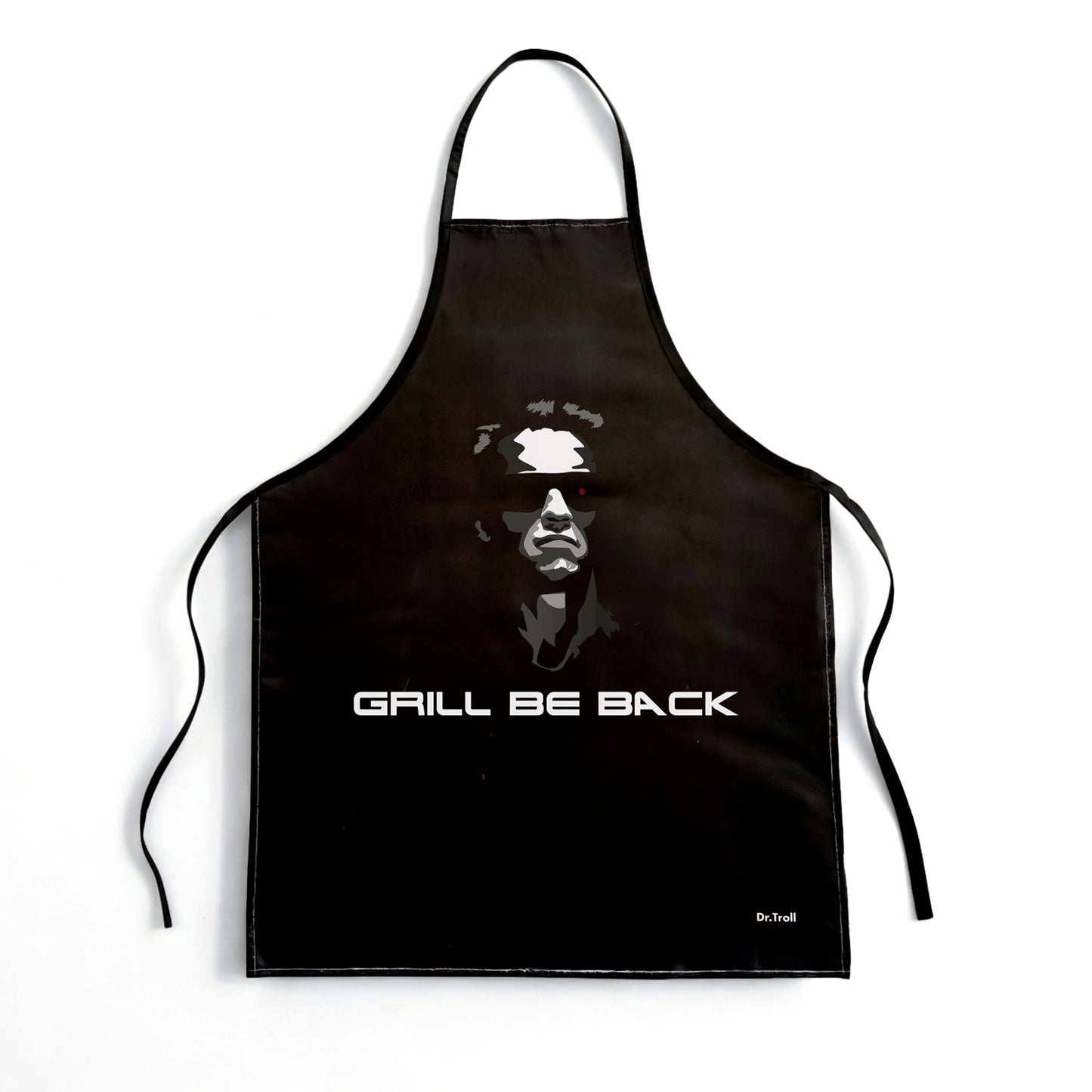 Delantal fan Art Grill be BACK, para fans de Terminator