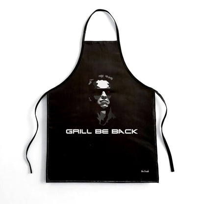 Delantal fan Art Grill be BACK, para fans de Terminator