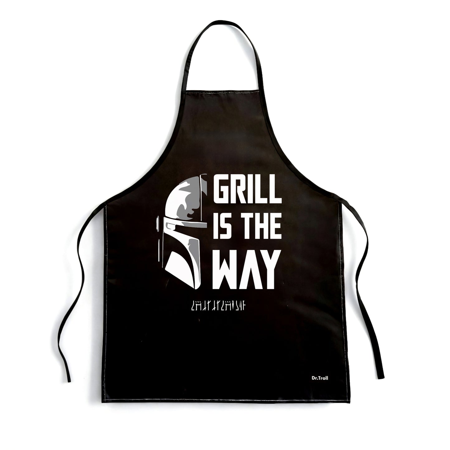 Delantal fan Art Grill is The WAY, para fans de Mandalorian y Star Wars