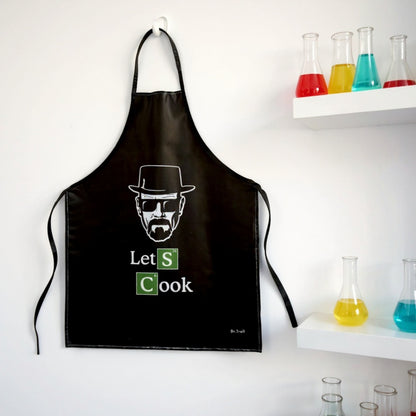 Delantal fan Art Grill Let's COOK, para fans de Breaking Bad