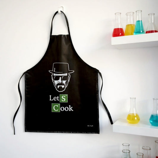 Delantal fan Art Grill Let's COOK, para fans de Breaking Bad