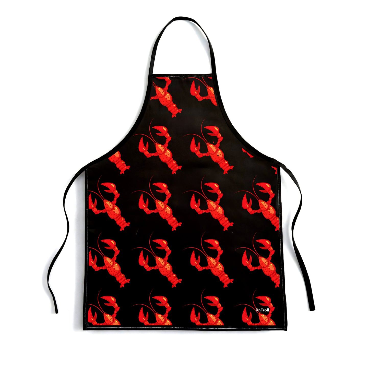 Delantal Lobster, delantal con patrón de langostas