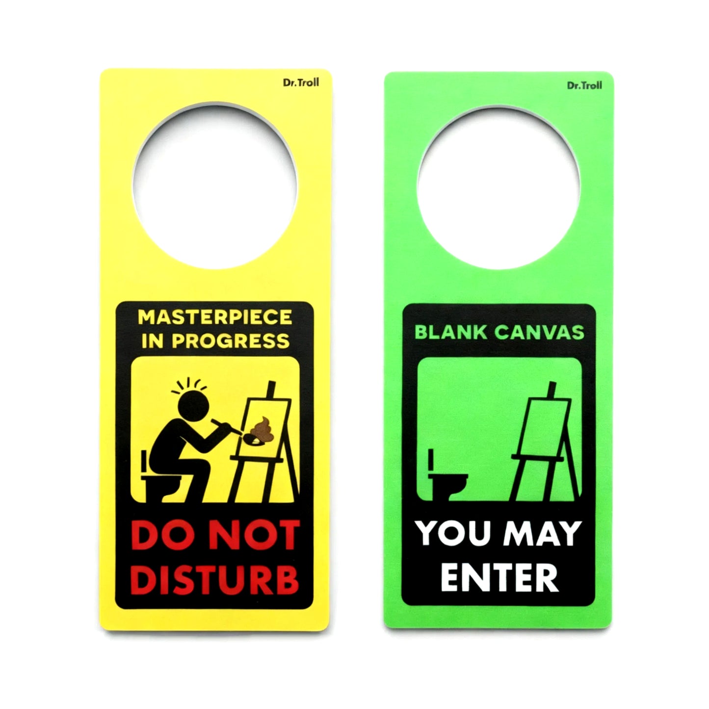 POMING  Do Not Disturb Master Piece in Progress - You May Enter. Ideal para colgar en la puerta del lavabo