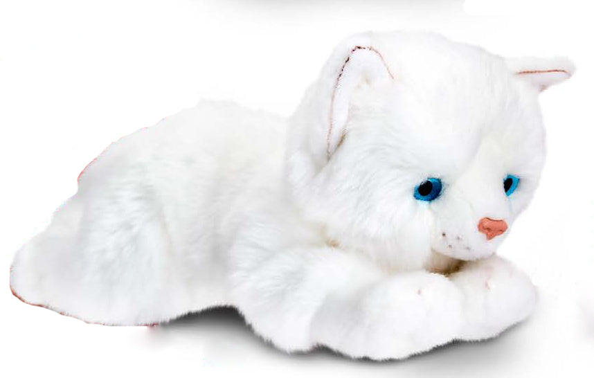 Gato peluche color blanco Misty