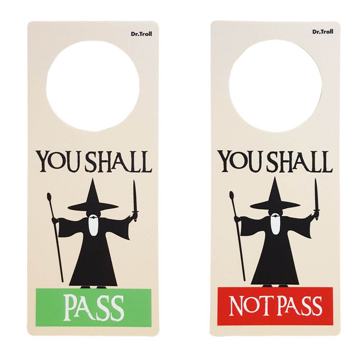 Colgador de puertas (poming) Mago You Shall Not Pass