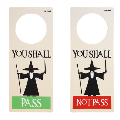 Colgador de puertas (poming) Mago You Shall Not Pass