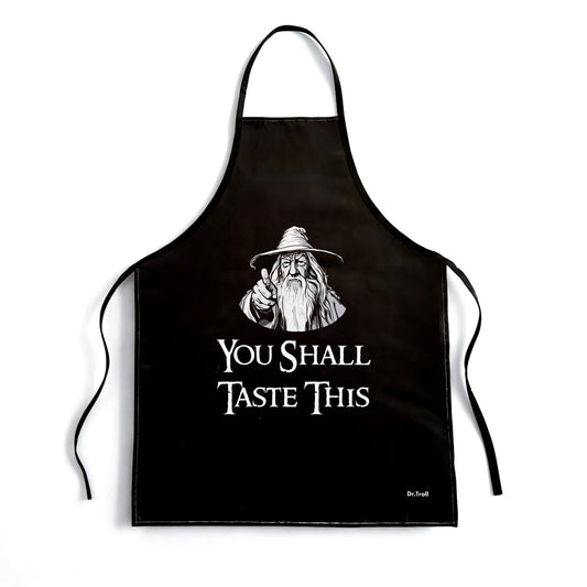 Delantal fan Art You Shall Taste This, para fans de El Señor de los Anillos